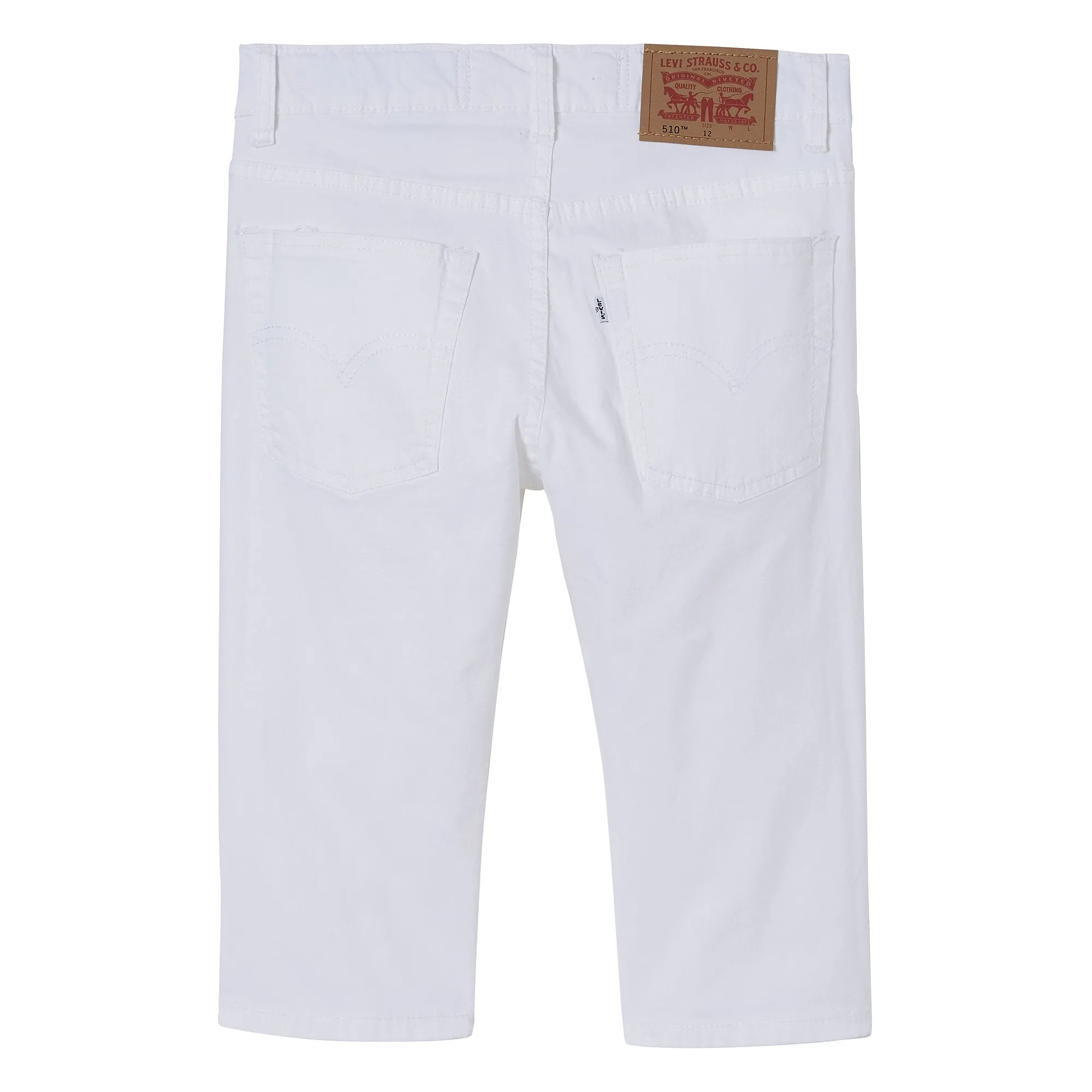 Levi's 511 Slim White Bermuda Shorts