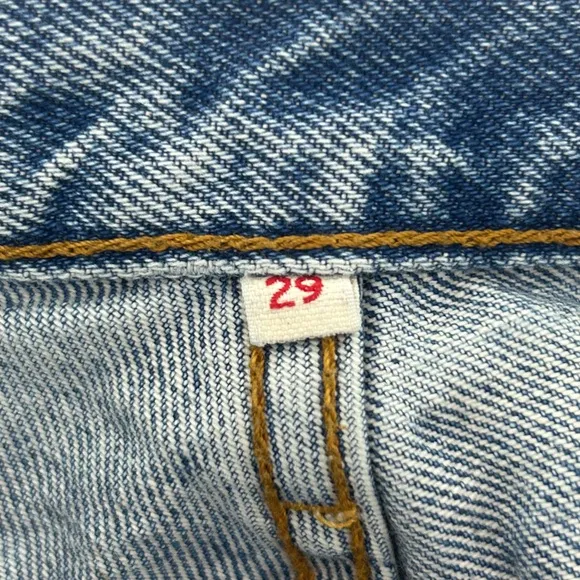 LEVIS Distressed 501 ORIGINAL FIT HIGH RISE SHORTS