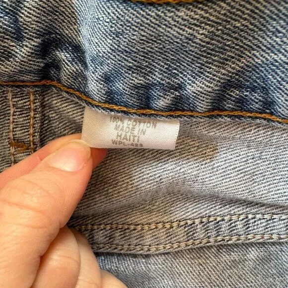 Levi's Light Blue Denim High Waisted Jean Shorts