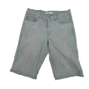 Levi's Rhinestone Embellished Distressed Bermuda Jean Shorts Size 28 Women’s