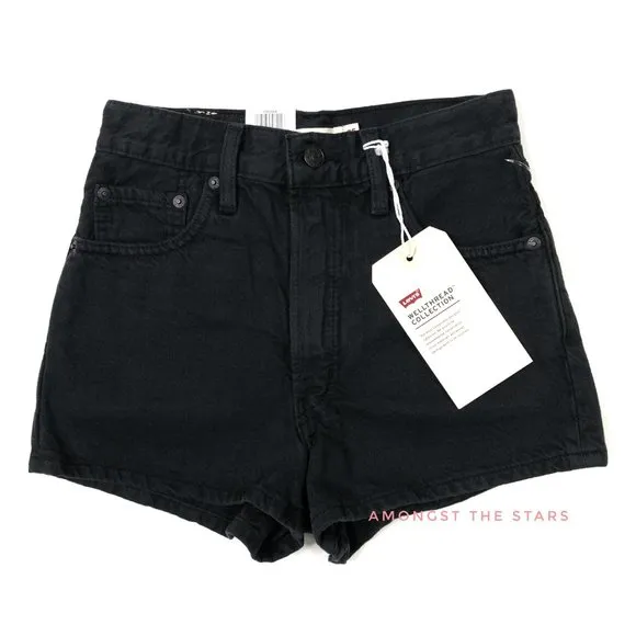 Levi's WellThread Ribcage High Waisted Shorts