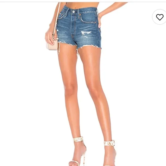 Levi’s x Revolve 501 high rise shorts