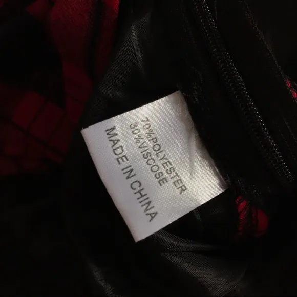 lf seek the label ⋆ plaid skort