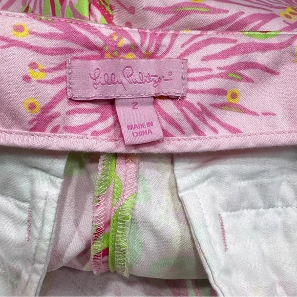 Lilly Pulitzer Summer 09 Resort Fit Bermuda Shorts Starfish Anemone Size‎ 2