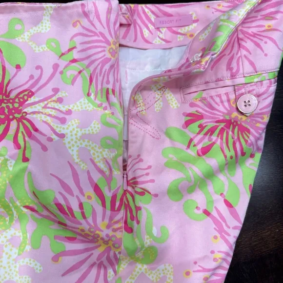 Lilly Pulitzer Summer 09 Resort Fit Bermuda Shorts Starfish Anemone Size‎ 2