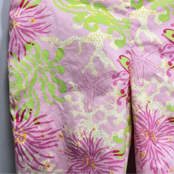 Lilly Pulitzer Summer 09 Resort Fit Bermuda Shorts Starfish Anemone Size‎ 2
