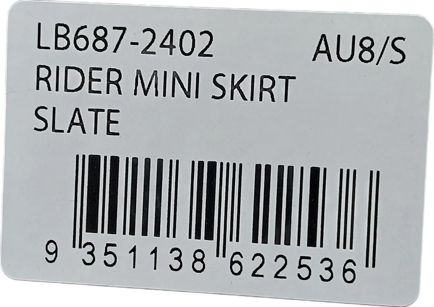 Lioness Grey Rider Mini Skirt UK S