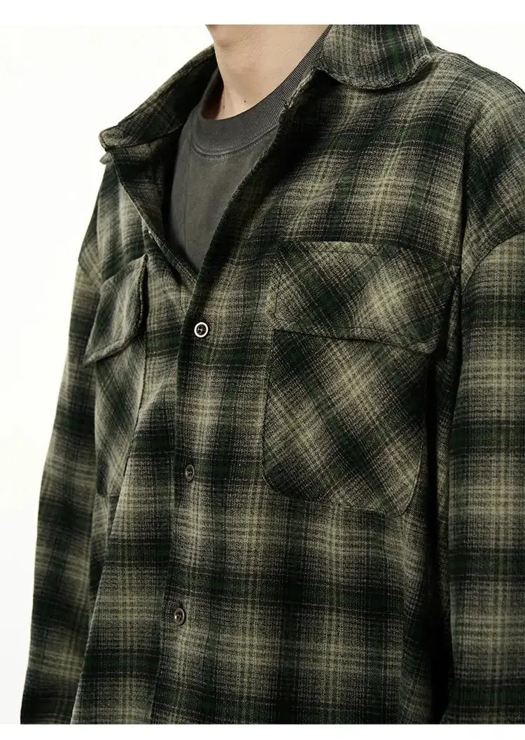 Long Sleeve Plaid Shirt