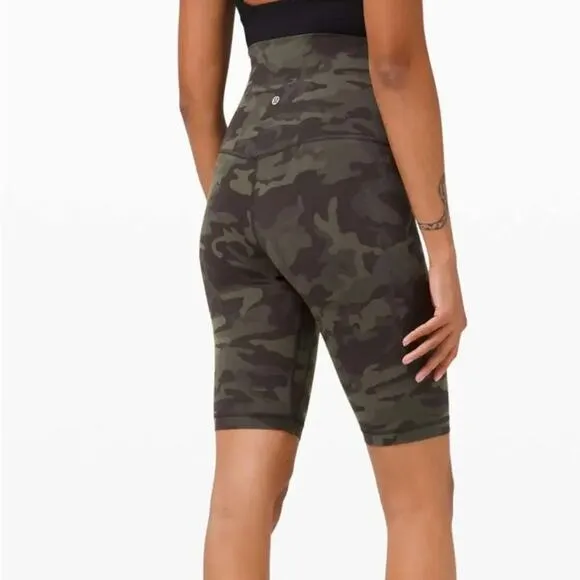 Lululemon align shorts green Camo 2