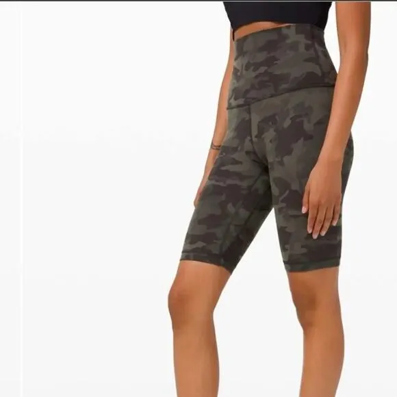 Lululemon align shorts green Camo 2