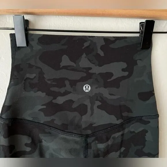 Lululemon align shorts green Camo 2