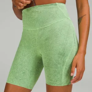 Lululemon Base Pace High Rise Short 8&quot;City Grit Green Multi Women’s Size 2