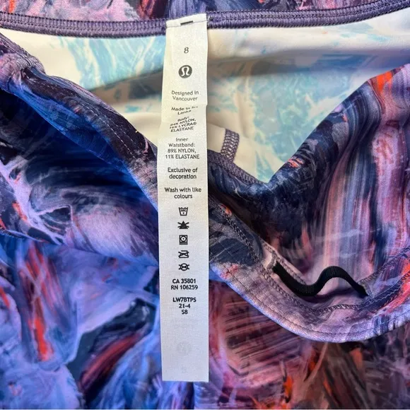 Lululemon women’s Base Pace high-rise 8” shorts. Size 8. NWT.