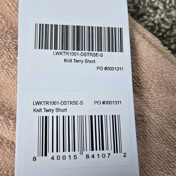 Lunya Knit Terry Short NWT