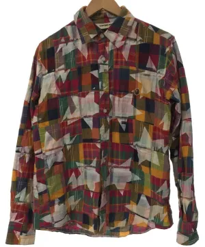 [M] A Bathing Ape Bape Patchwork Plaid L/S Shirt B