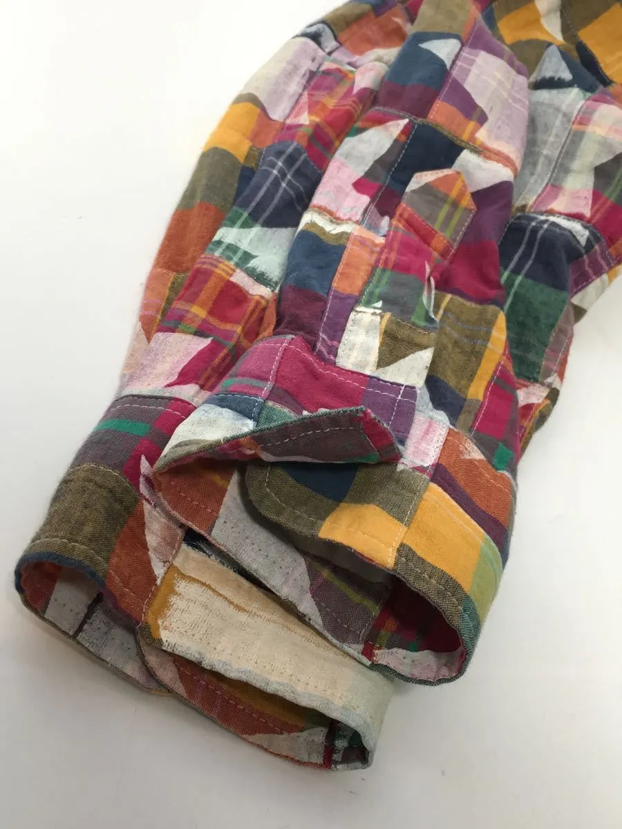 [M] A Bathing Ape Bape Patchwork Plaid L/S Shirt B