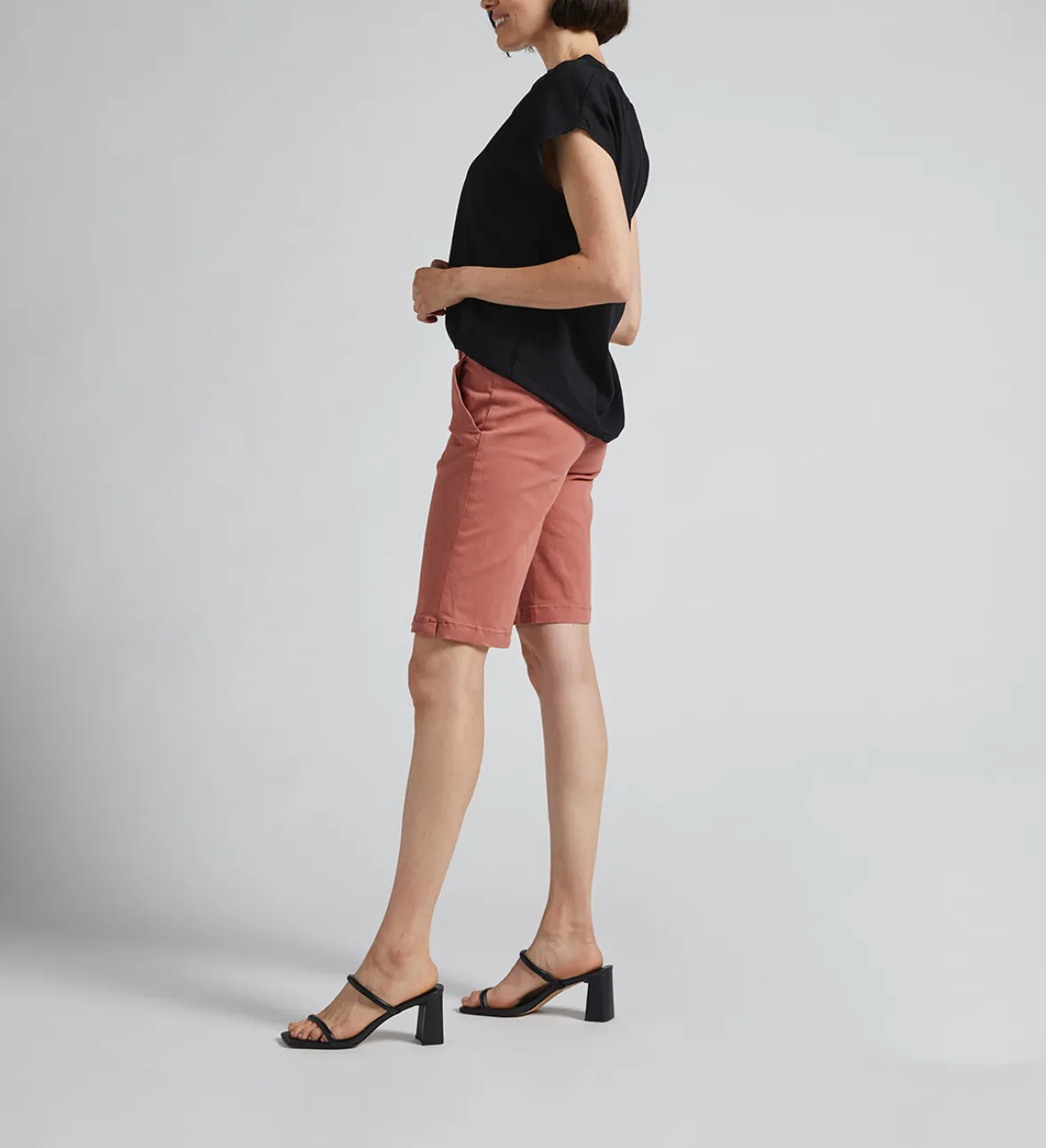 Maddie Mid Rise Bermuda Pull-On Short - SALE