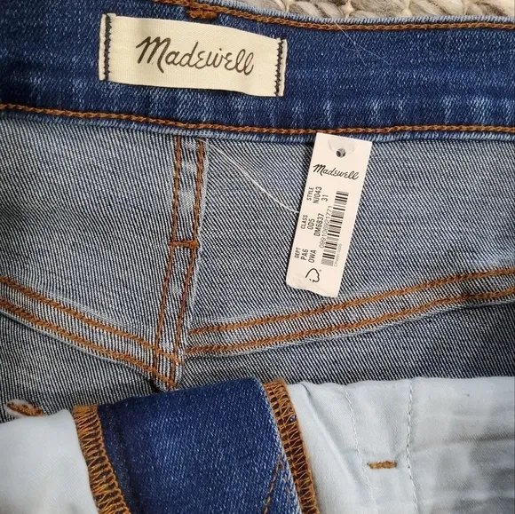 Madewell High Rise Denim Shorts Size 31