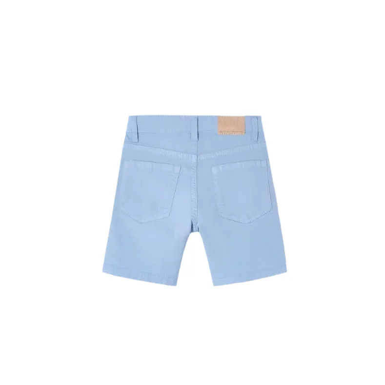 Mayoral Twill Blue Bermuda Shorts