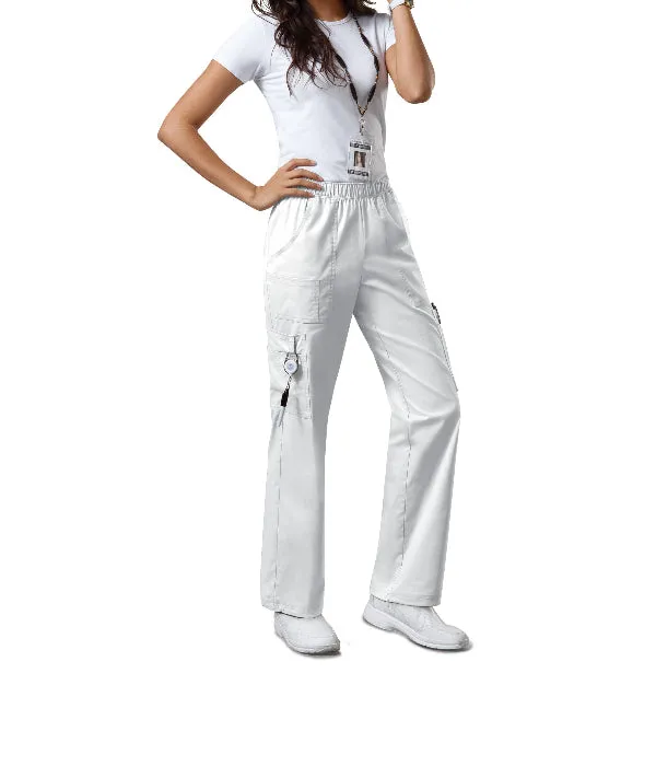 Mid Rise Pull On Cargo Pant