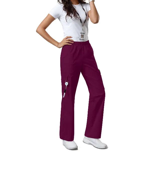 Mid Rise Pull On Cargo Pant
