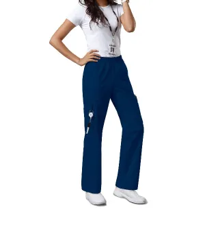 Mid Rise Pull On Cargo Pant