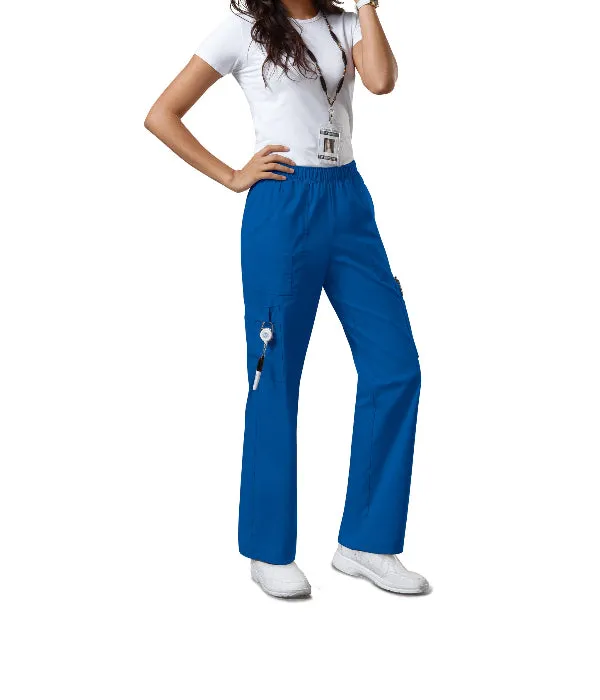 Mid Rise Pull On Cargo Pant