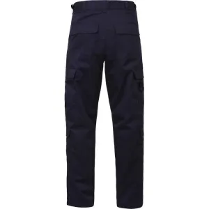Midnight Blue - 9 Pocket EMT Pants - Polyester Cotton Twill - Cargo Work Trousers - Mens