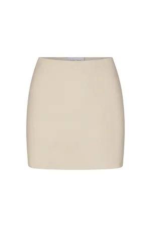 Mini Skirt in Stretch Suiting