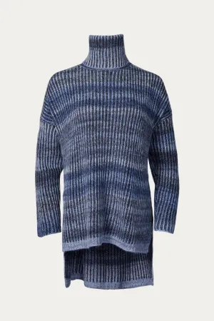 MOCK NECK TUNIC PULLOVER