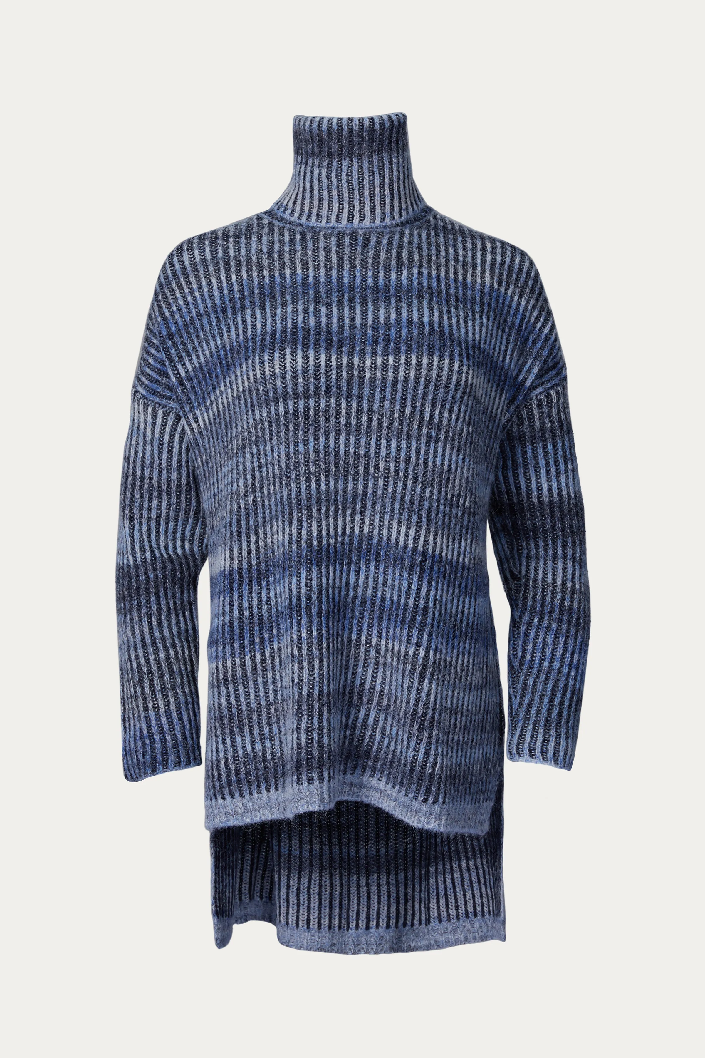 MOCK NECK TUNIC PULLOVER