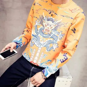 Neo Classic Dragon Pullover Sweater