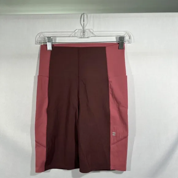 NEW $78 SWEATY BETTY [ Medium ]‎ Power High-Waisted 9&quot; Biker Shorts