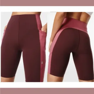 NEW $78 SWEATY BETTY [ Medium ]‎ Power High-Waisted 9&quot; Biker Shorts