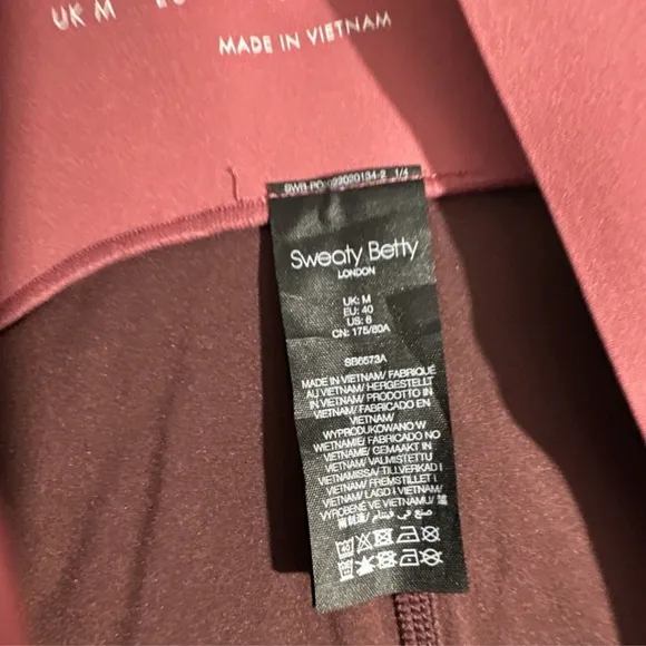 NEW $78 SWEATY BETTY [ Medium ]‎ Power High-Waisted 9&quot; Biker Shorts
