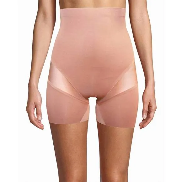 NEW NICOLE MILLER 2-pack scuba high waisted shaping shorts in nm black and café