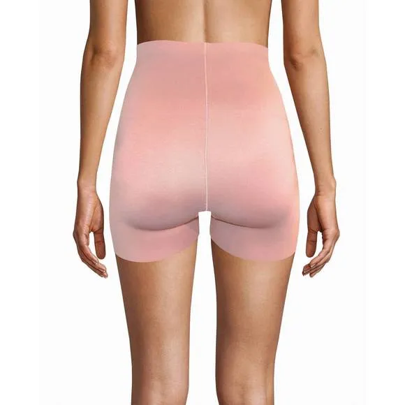 NEW NICOLE MILLER 2-pack scuba high waisted shaping shorts in nm black and café