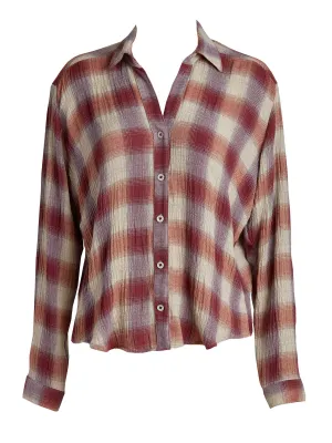 Nikki Button Up - Plaid