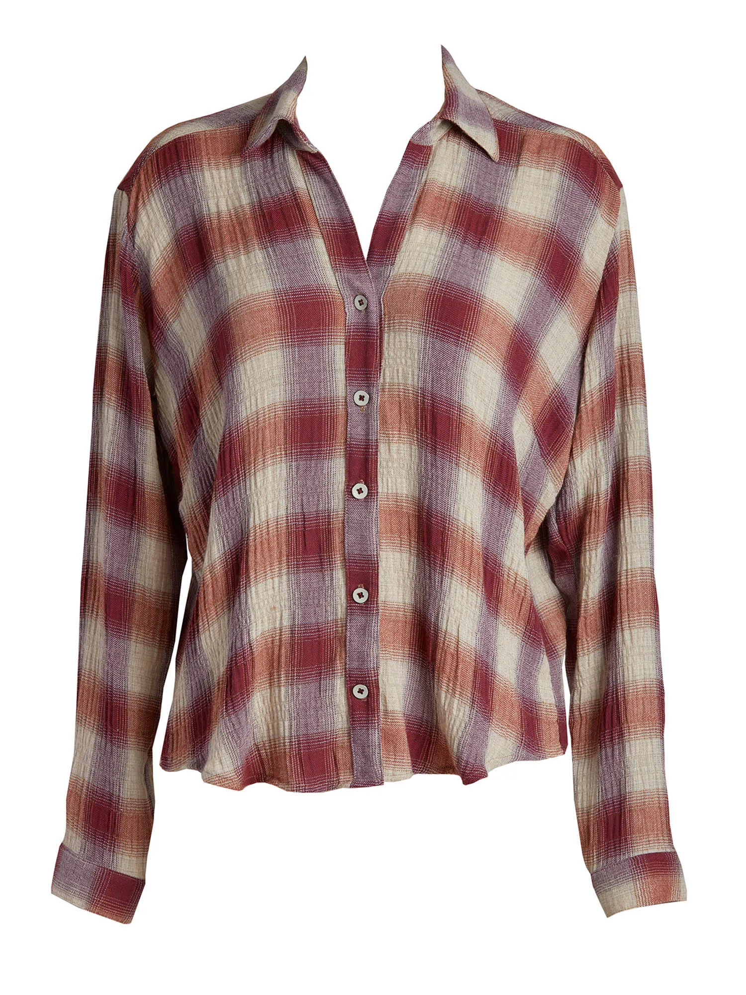 Nikki Button Up - Plaid