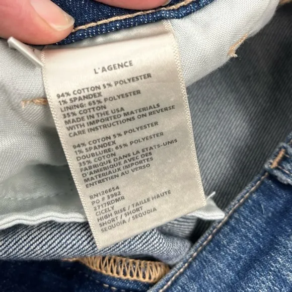 NWOT Lagence Cicely High Rise Bermuda Shorts