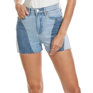 NWT Blank NYC The Reeve High Waisted Denim Shorts size 25 Light to Dark Blue