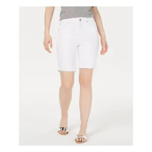 NWT JOE'S Womens White Bermuda Shorts Size: 32 Waist