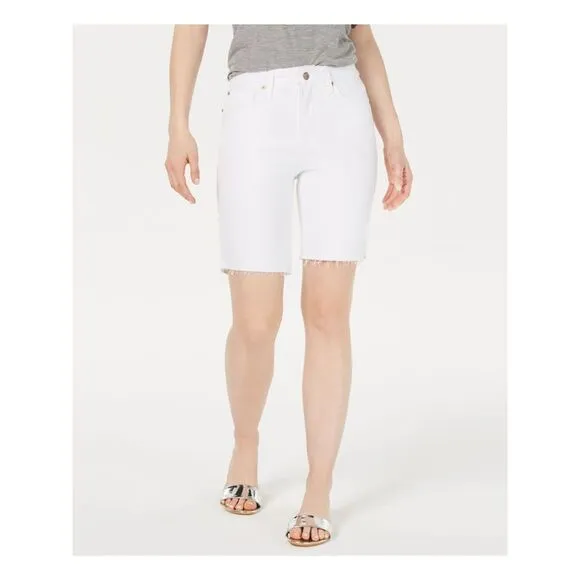 NWT JOE'S Womens White Bermuda Shorts Size: 32 Waist