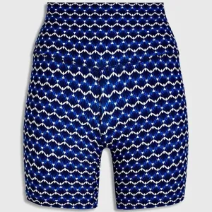 NWT Splits59 Airweight High Waisted Athletic Shorts Spandex Stretch Blue Shell​