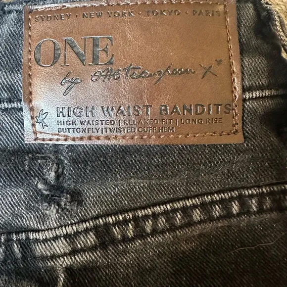 One x One Teaspoon High Waist Bandit Shorts
