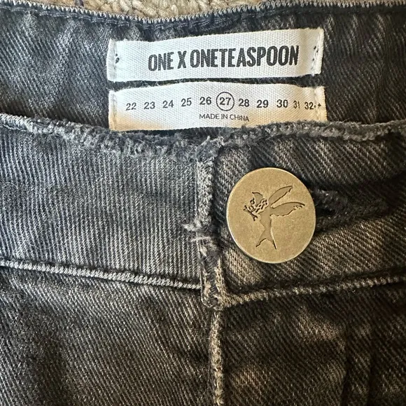 One x One Teaspoon High Waist Bandit Shorts