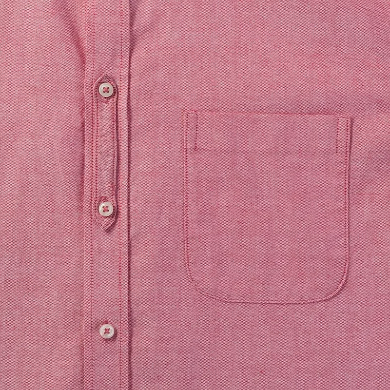 Organic Cotton Long Sleeve Oxford Shirt: Russell Collection