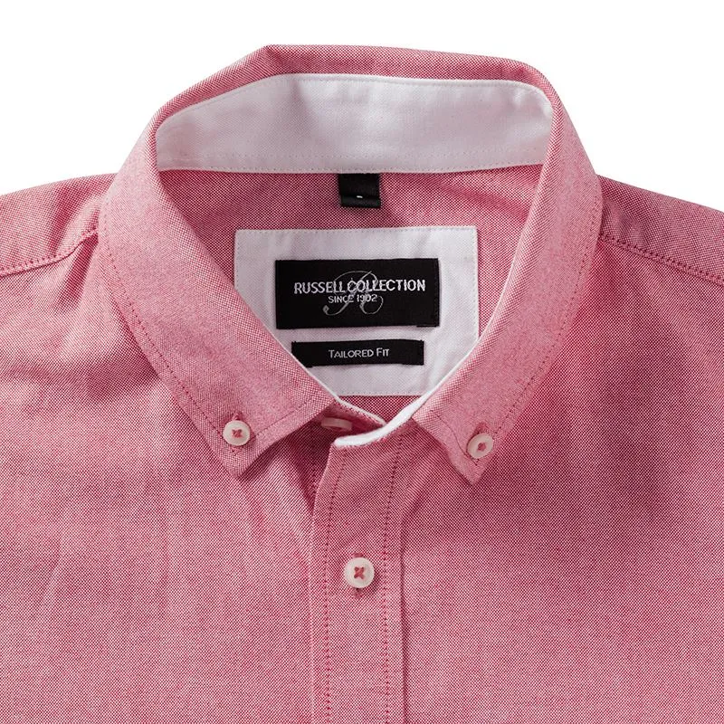 Organic Cotton Long Sleeve Oxford Shirt: Russell Collection