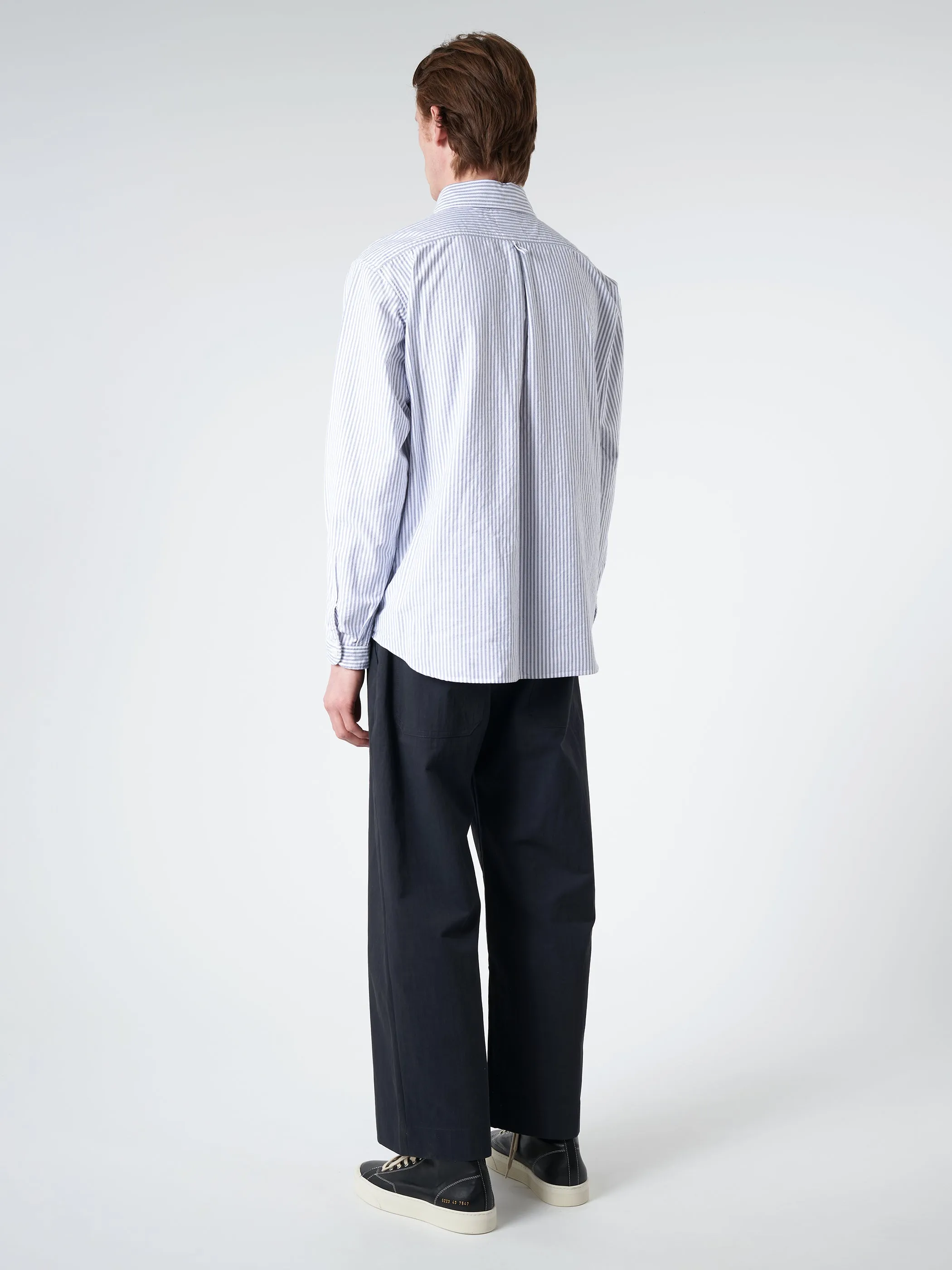 Oxford Round Collar Pullover Shirt