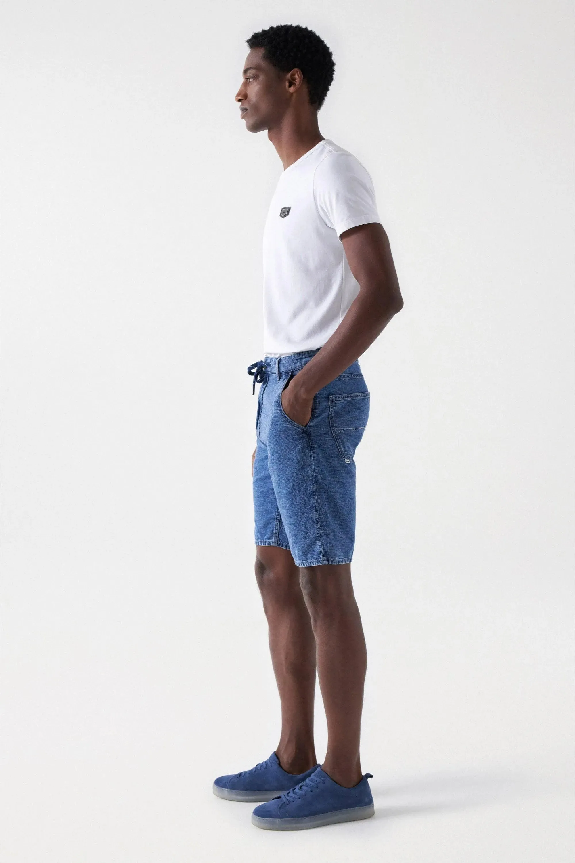 Pantalones Cortos Salsa Jeans Mezcla Lino